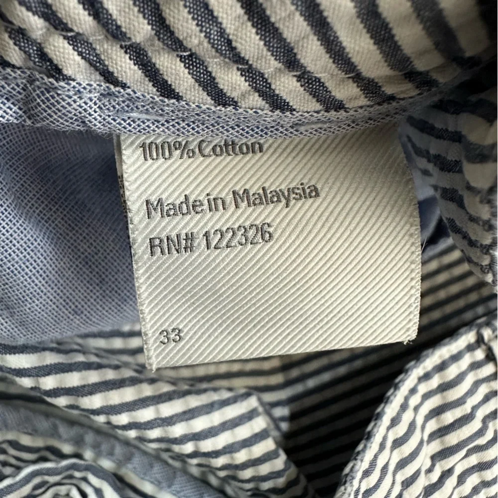 J. Hilburn Seersucker Shorts